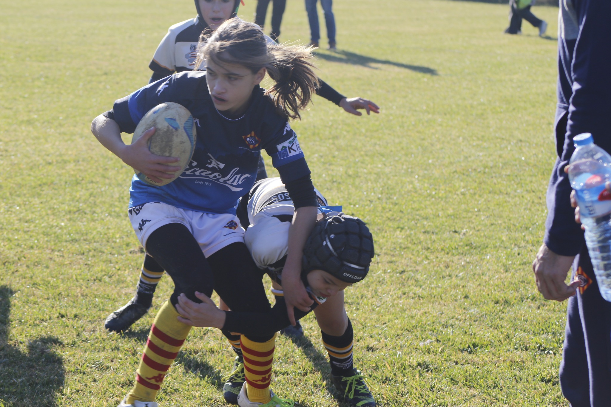 Crónica de la 1ª jornada de escuelas de rugby 23/24 en Monzón